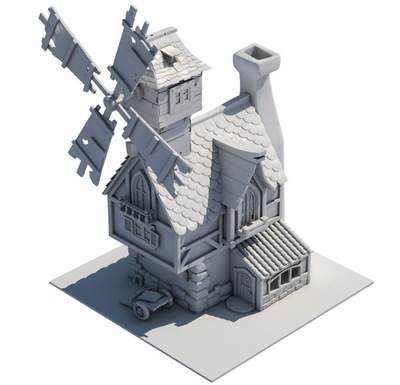 虛擬世界的基石 游戲場景3D建筑模型的設計藝術與技術